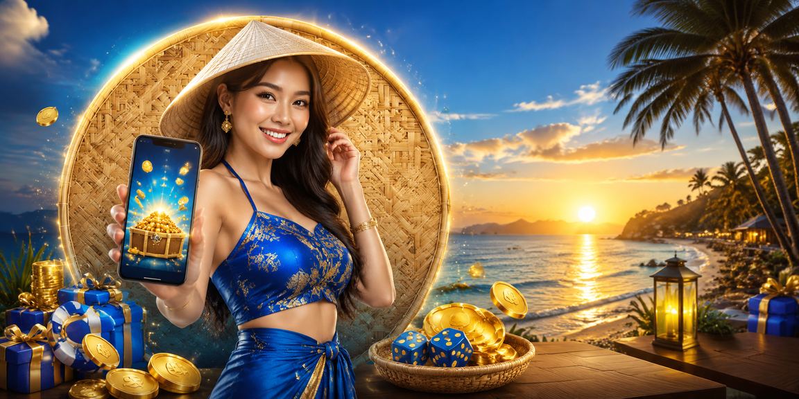 Khung cảnh Phú Quốc gợi nhớ trải nghiệm đăng ký nhận bonus và voucher trực tuyến